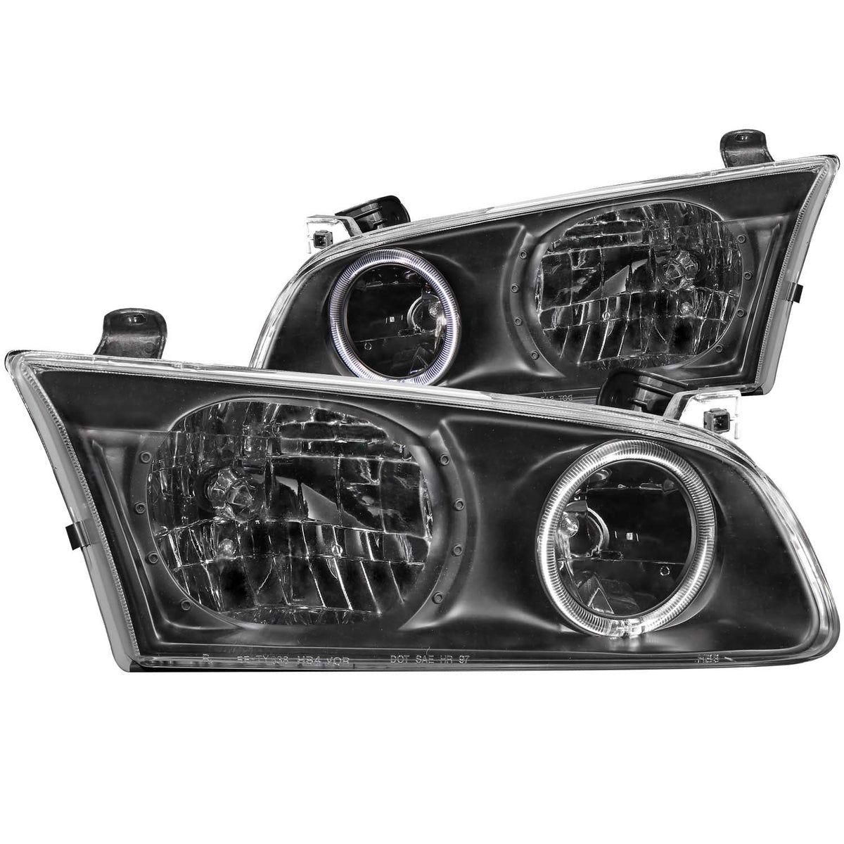 Crystal Headlight Set w/Halo For 2000-2001 Toyota Camry 121123