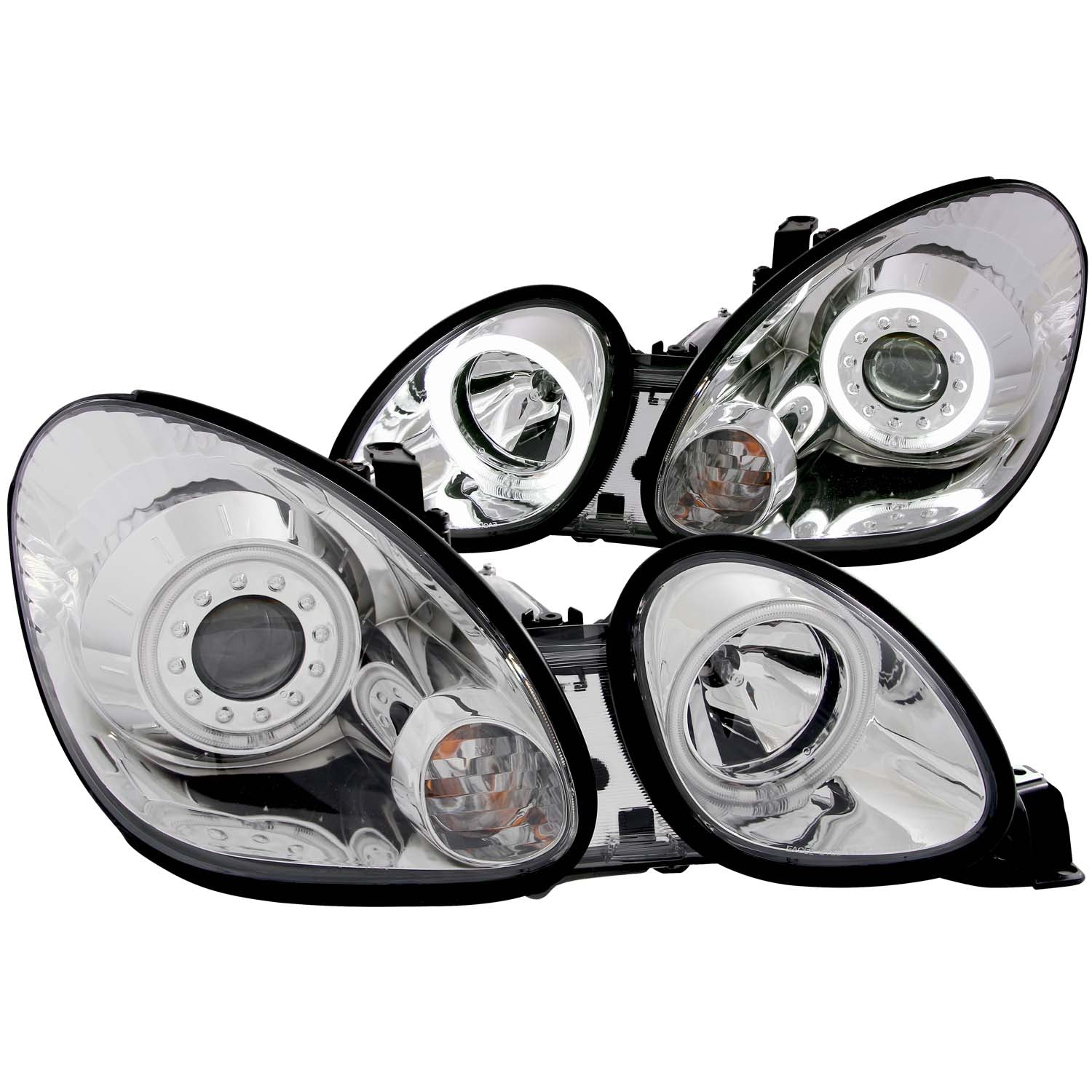 ANZO USA - Projector Headlight Set w/Halo - 121143