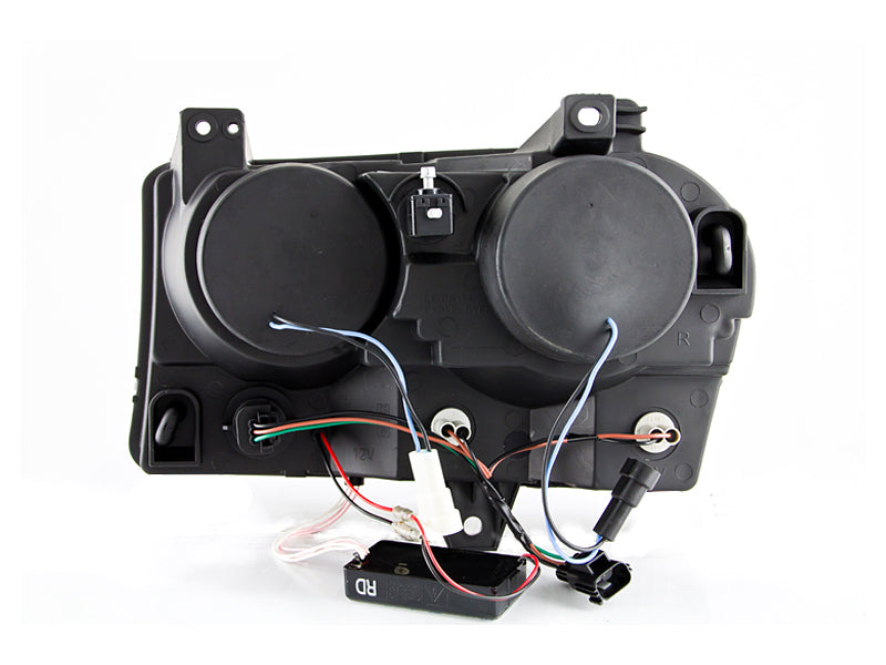 Projector Headlight Set w/Halo For 2005-2010 Chrysler 300 121152