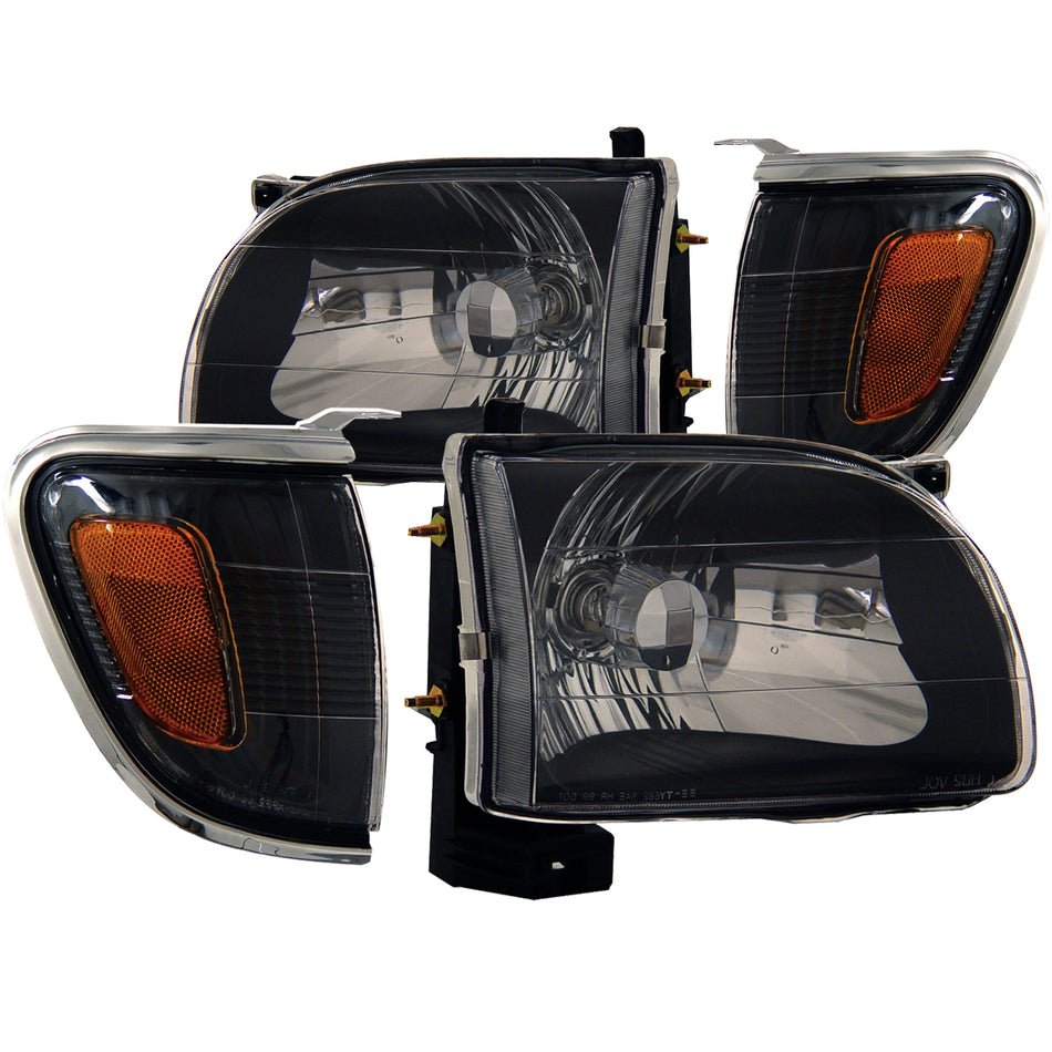 Crystal Headlight Set For 2001-2004 Toyota Tacoma 121190