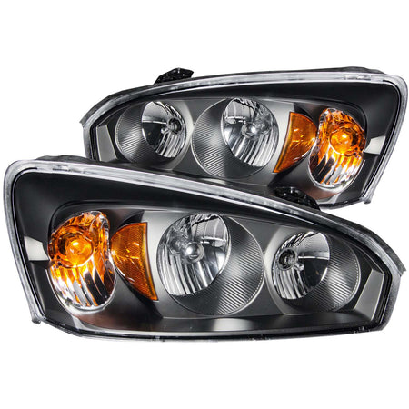 Crystal Headlight Set For 2004-2007 Chevrolet Malibu 121221
