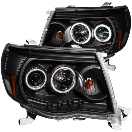 Projector Headlight Set w/Halo For 2005-2011 Toyota Tacoma 121282
