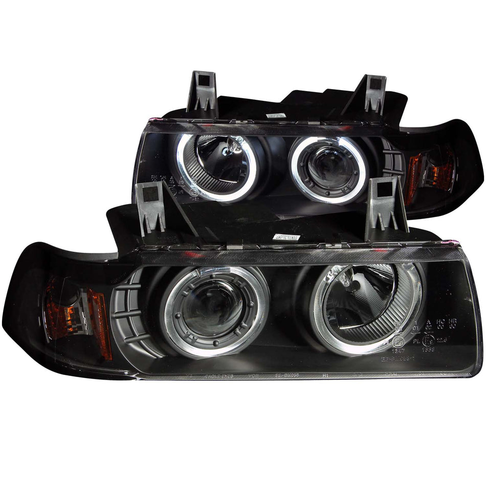 ANZO USA - Projector Headlight Set w/Halo - 121325