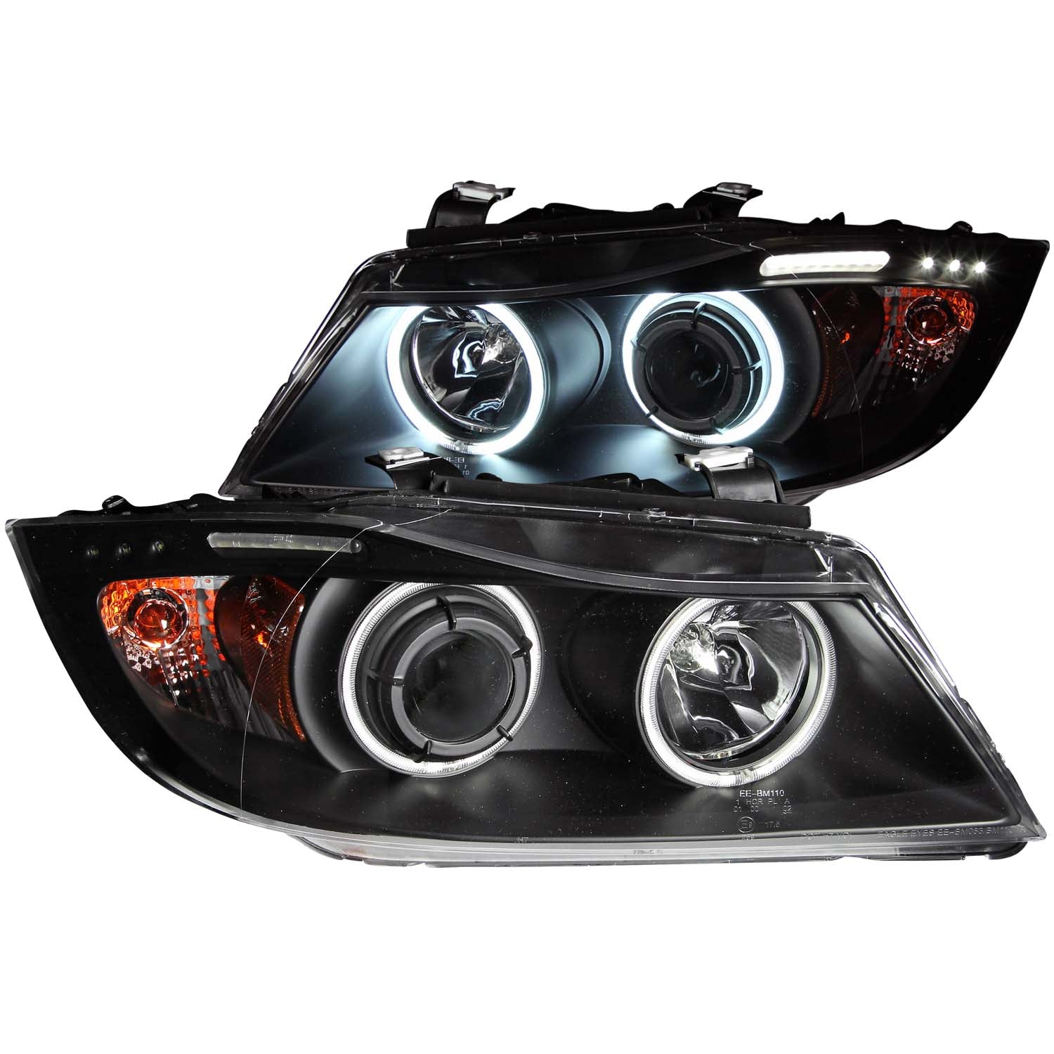 Projector Headlight Set w/Halo For 2007-2008 BMW 335xi 121335