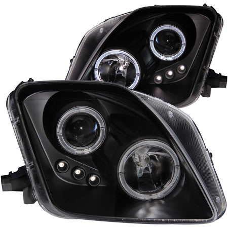 Projector Headlight Set w/Halo For 1997-2001 Honda Prelude 121341