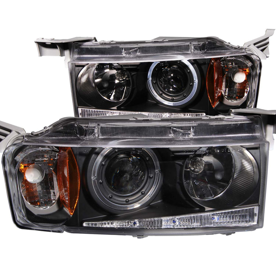 ANZO USA - Projector Headlight Set w/Halo - 121347
