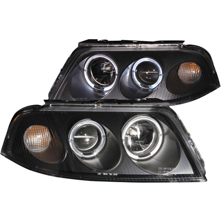 Projector Headlight Set w/Halo For 2001-2005 Volkswagen Passat 121357