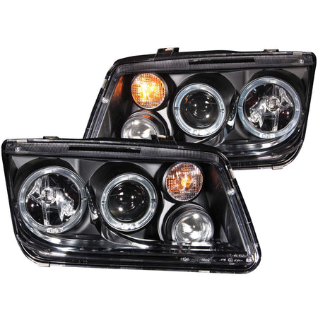 Projector Headlight Set w/Halo For 1999-2005 Volkswagen Jetta 121369