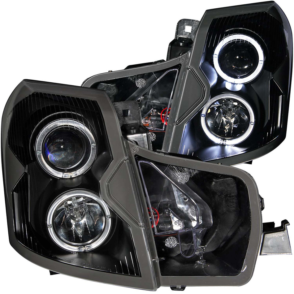 Projector Headlight Set w/Halo For 2003-2007 Cadillac CTS 121415