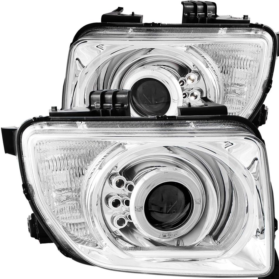 Projector Headlight Set w/Halo For 2003-2006 Honda Element 121431
