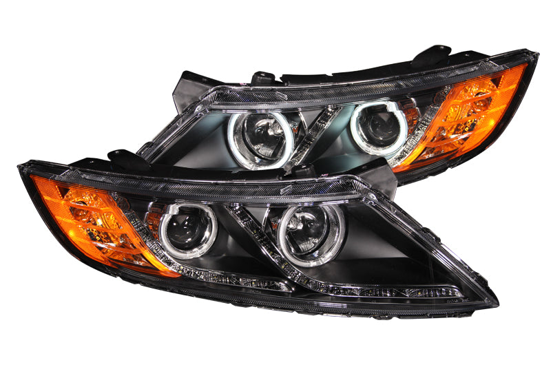 Projector Headlight Set w/Halo For 2011-2015 Kia Optima 121460
