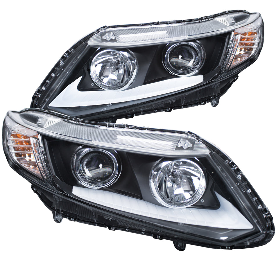 Projector Headlight Set For 2012-2015 Honda Civic 121478