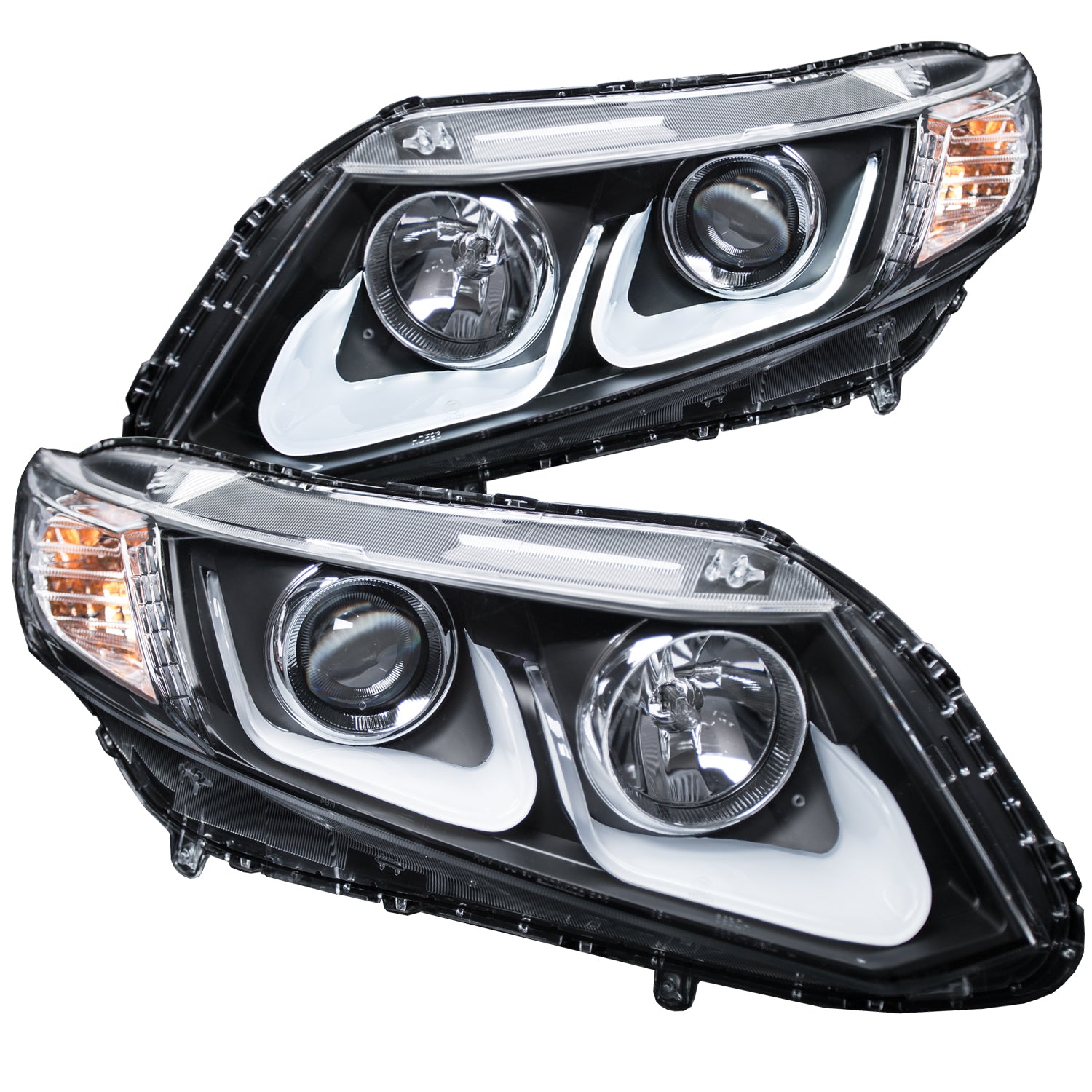 Projector Headlight Set For 2012-2015 Honda Civic 121479