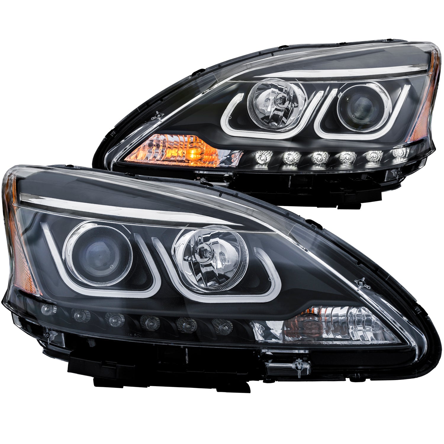 Projector Headlight Set For 2013-2015 Nissan Sentra 121487