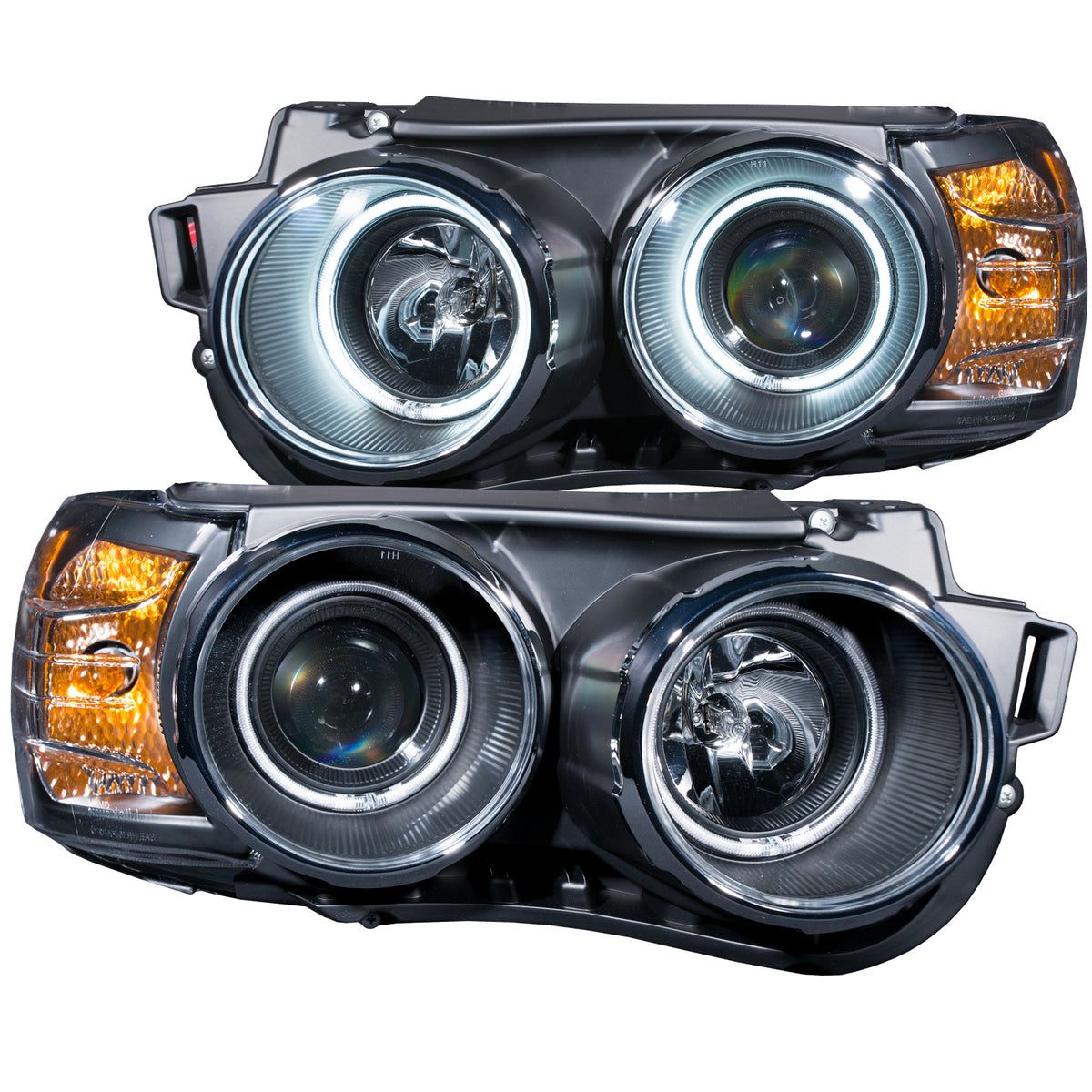 Projector Headlight Set w/Halo For 2012-2015 Chevrolet Sonic 121488