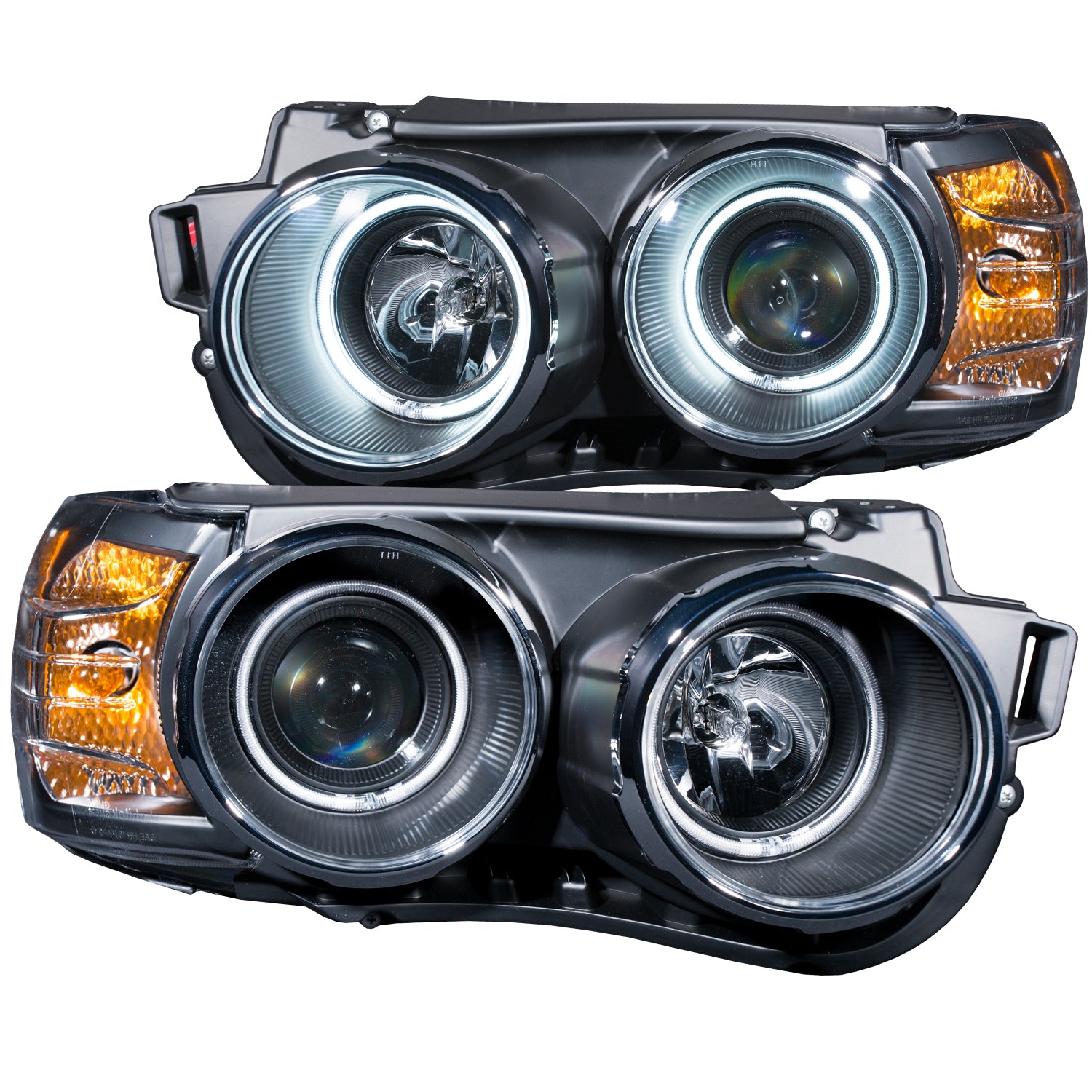 Projector Headlight Set w/Halo For 2012-2015 Chevrolet Sonic 121488