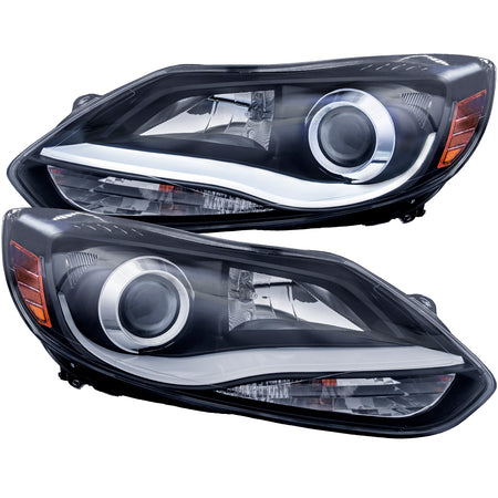 Projector Headlight Set For 2012-2015 Ford Focus 121490