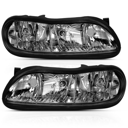 Crystal Headlights For 1997-2003 Chevrolet Malibu 121533