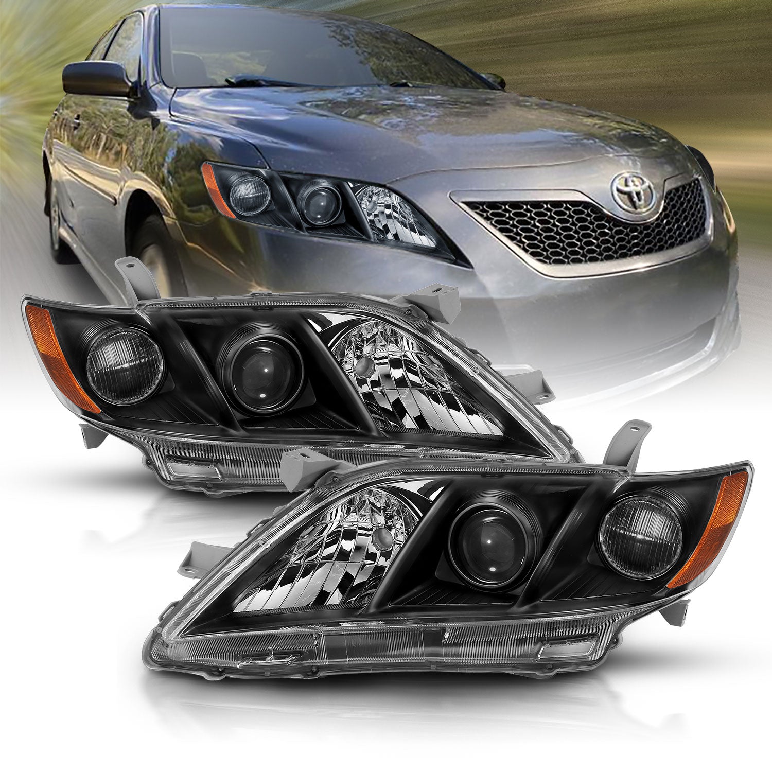 Projector Headlights For 2007-2009 Toyota Camry 121539