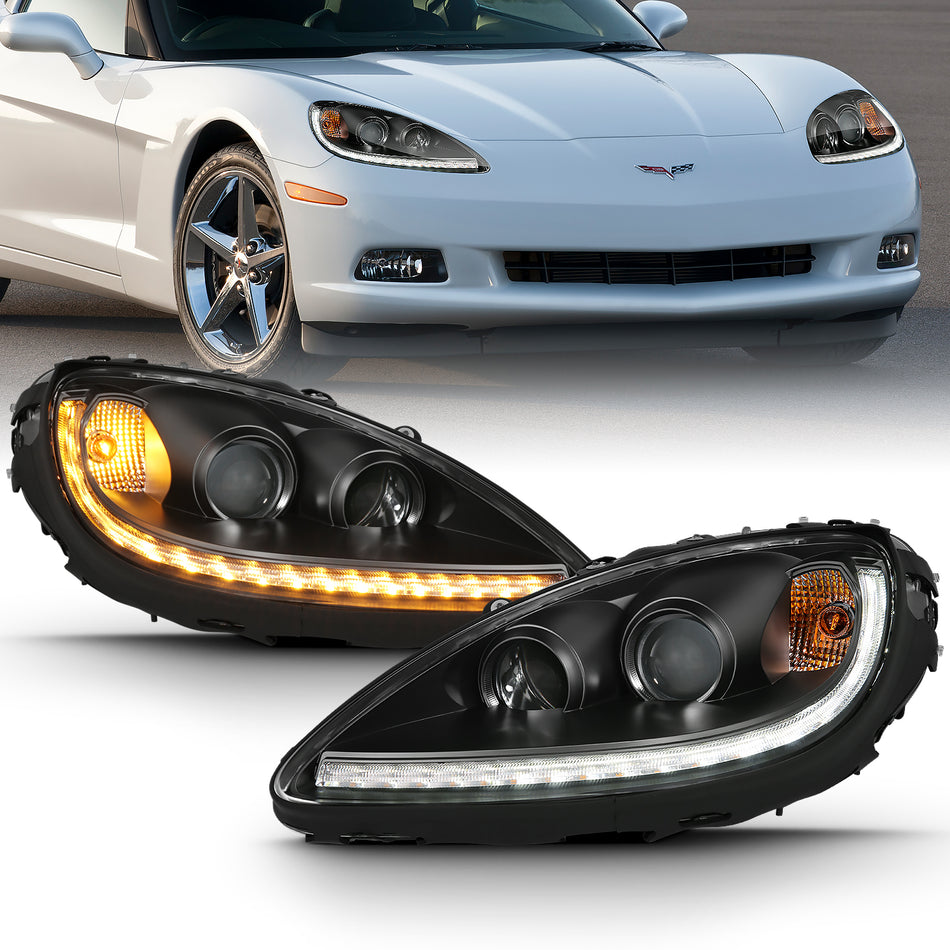 Projector Headlights For 2005-2013 Chevrolet Corvette 121553