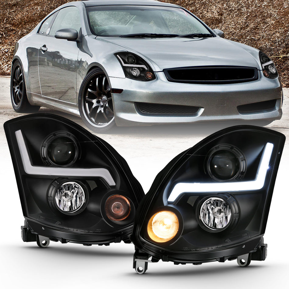 Projector Headlight For 2003-2007 INFINITI G35 121557