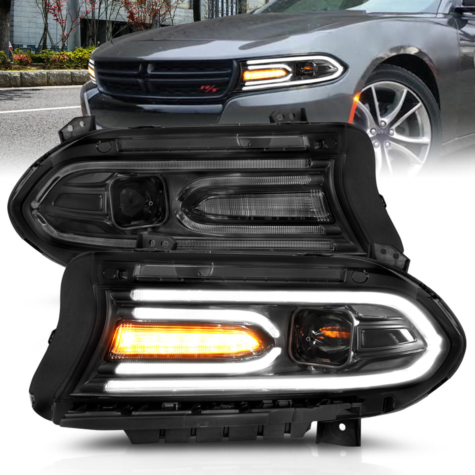 Projector Headlight For 2015-2023 Dodge Charger 121559