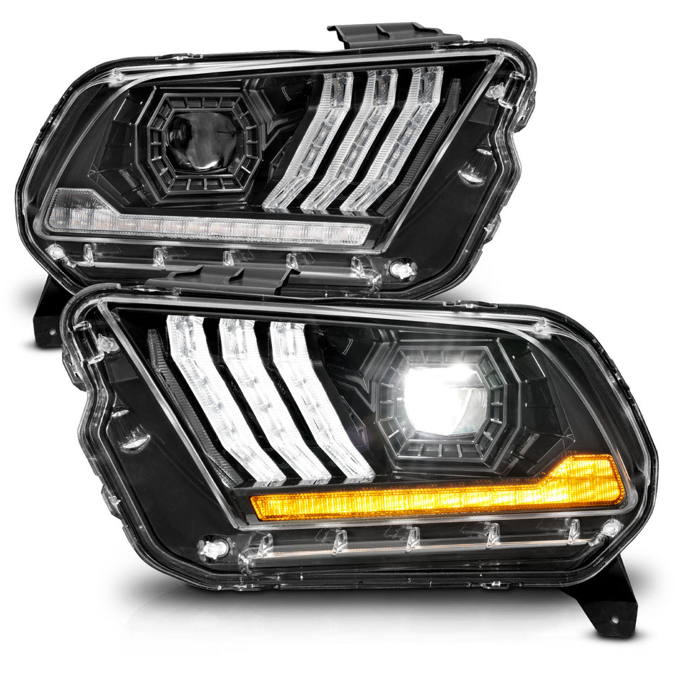 LED Projector Headlight Set For 2013-2014 Ford Mustang 121572