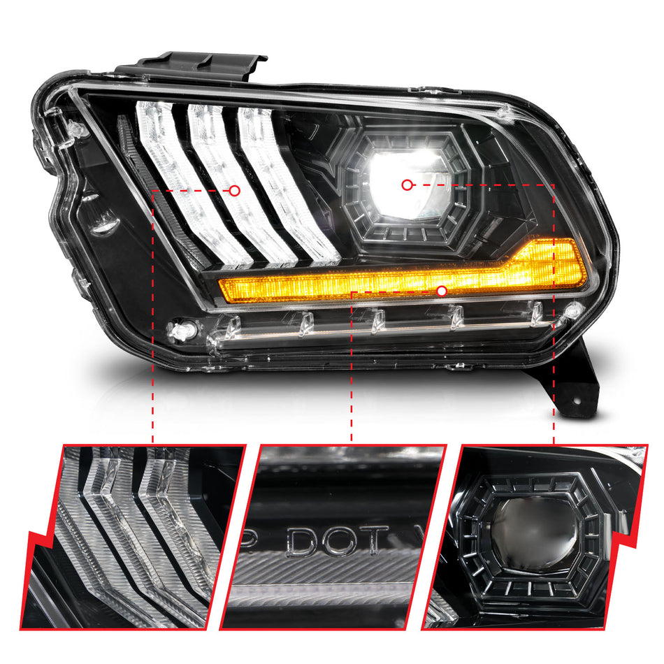 ANZO USA - LED Projector Headlight Set - 121572