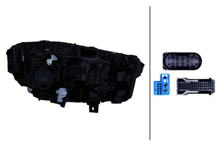 HELLA Headlight Assembly - 015568751