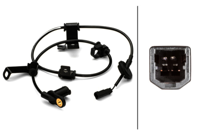 HELLA ABS Wheel Speed Sensor - 230040591