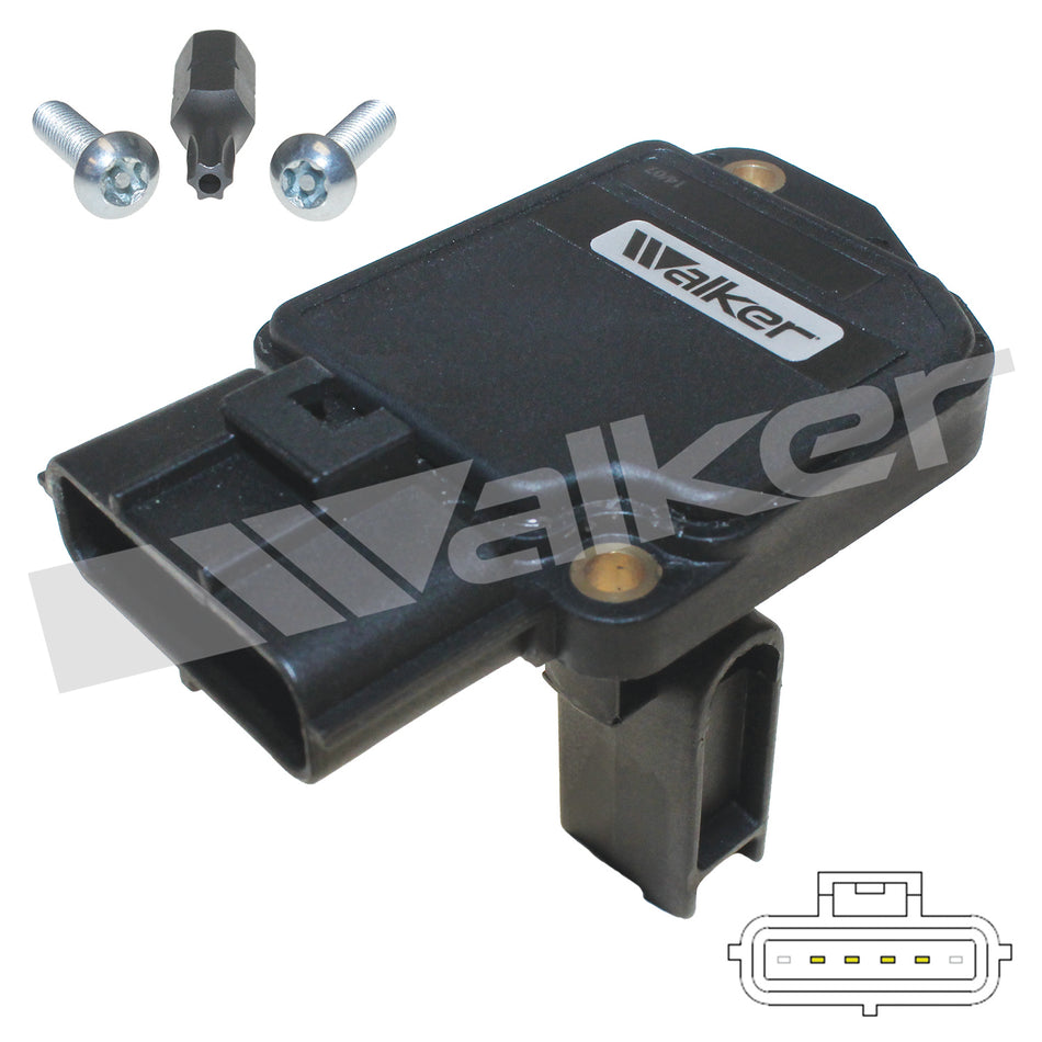 Walker Products Mass Air Flow Sensor - 245-1158