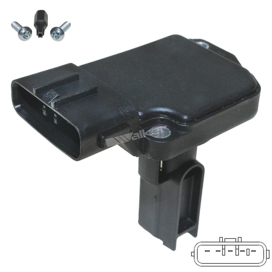 Walker Products Mass Air Flow Sensor - 245-1228