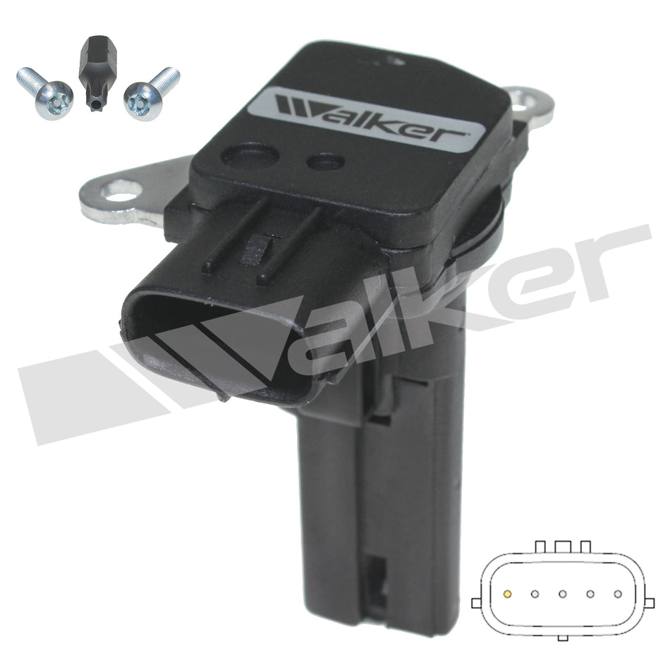 Walker Products Mass Air Flow Sensor - 245-1244
