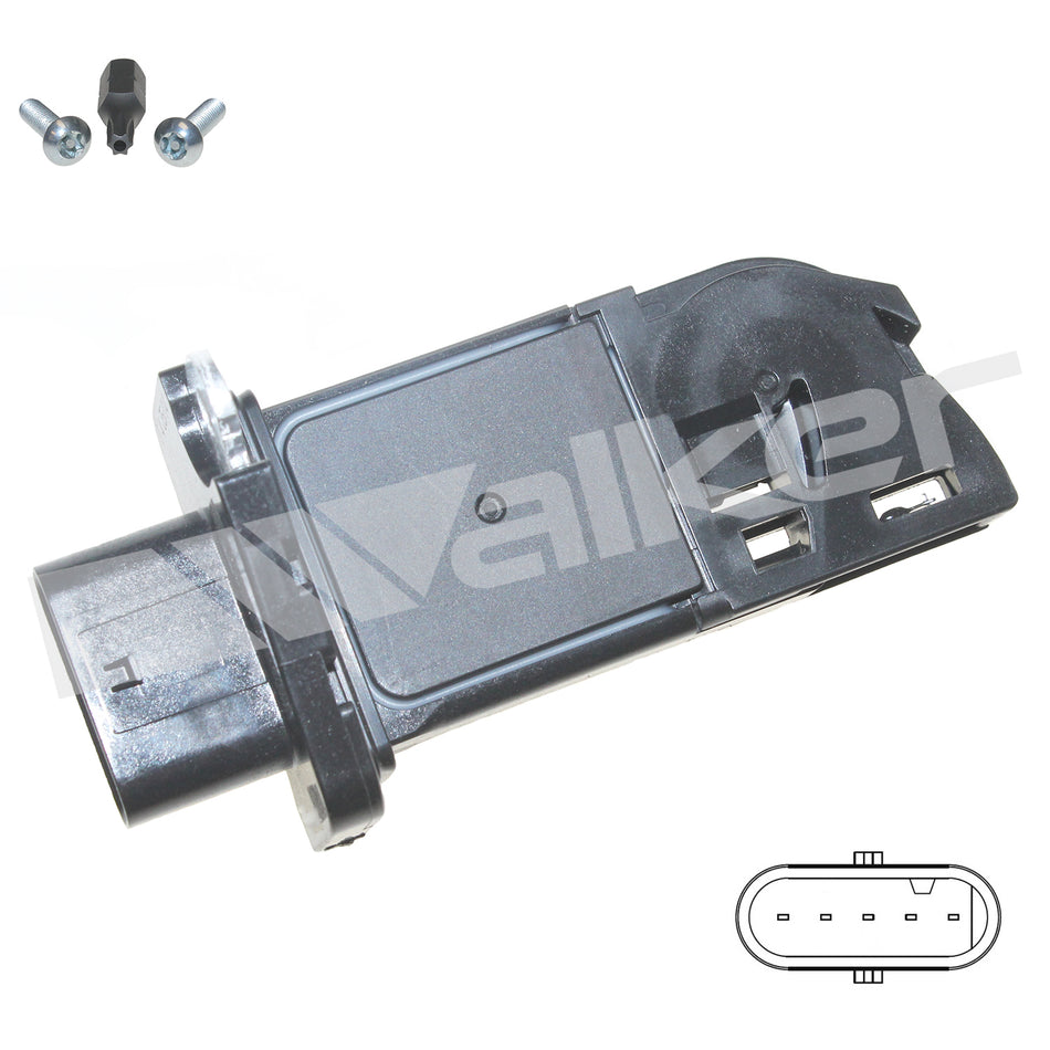 Walker Products Mass Air Flow Sensor - 245-1255