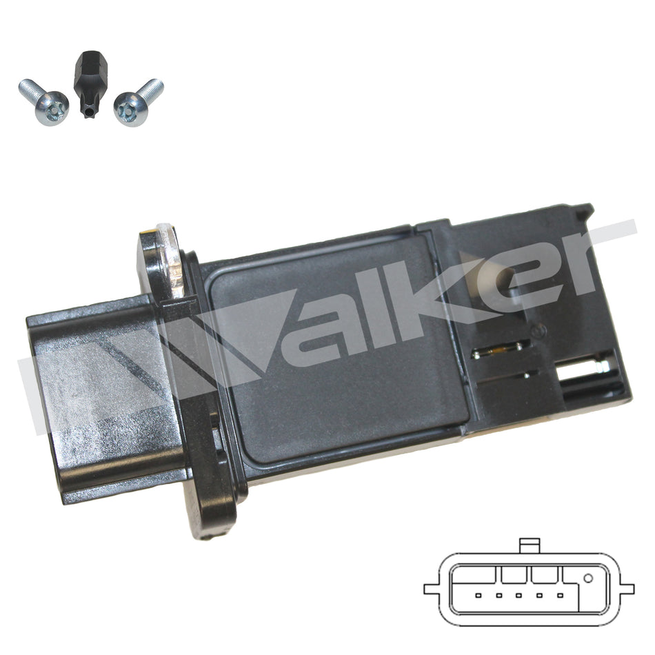 Walker Products Mass Air Flow Sensor - 245-1256