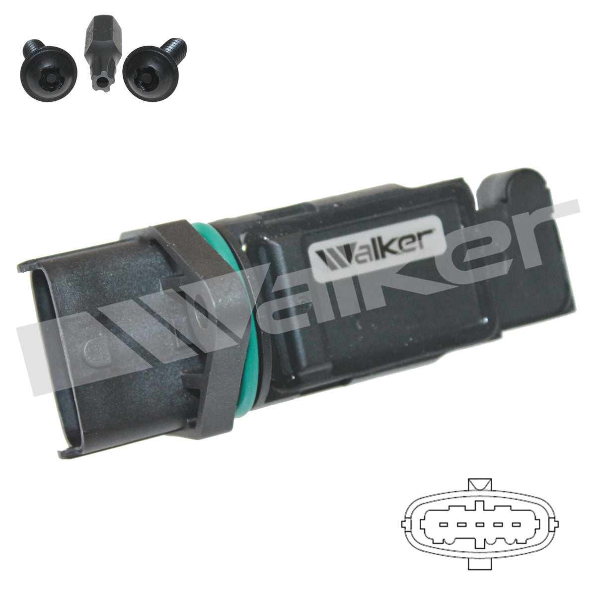 Walker Products Mass Air Flow Sensor - 245-1272