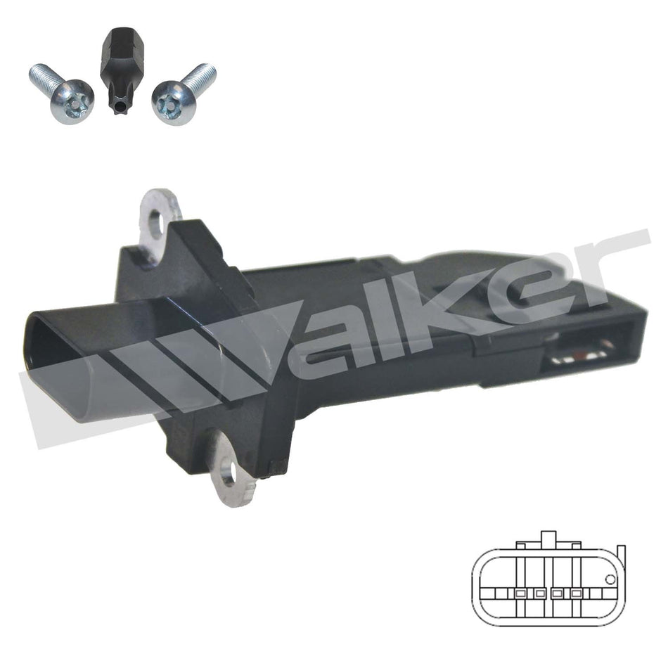 Walker Products Mass Air Flow Sensor - 245-1329