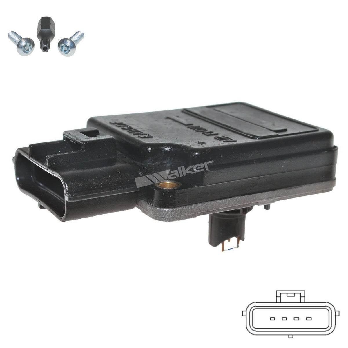 Walker Products Mass Air Flow Sensor - 245-2036