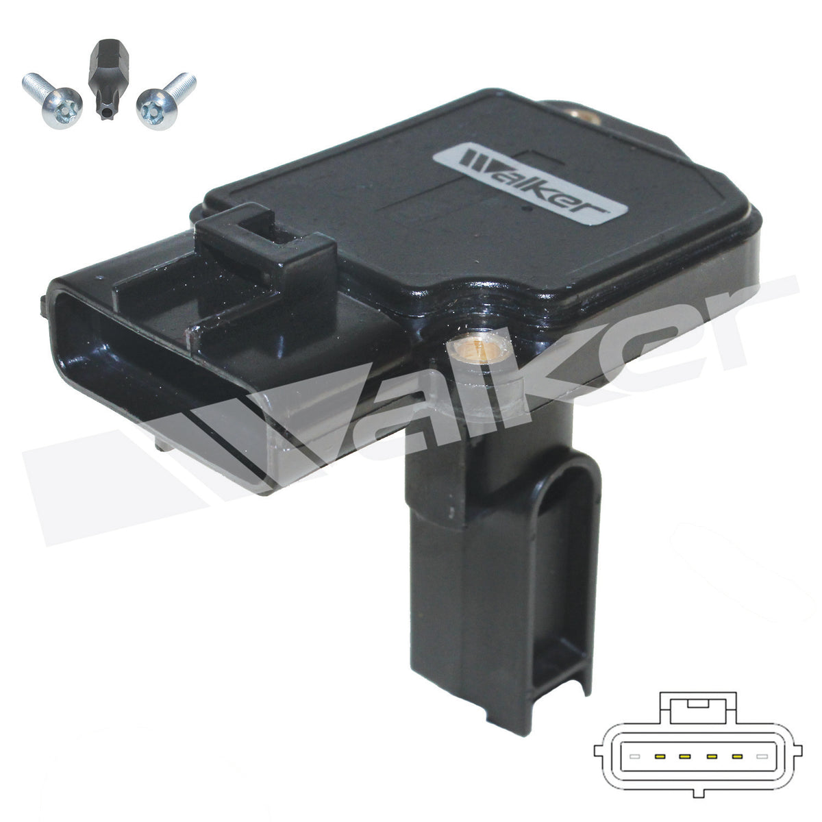 Walker Products Mass Air Flow Sensor - 245-2046