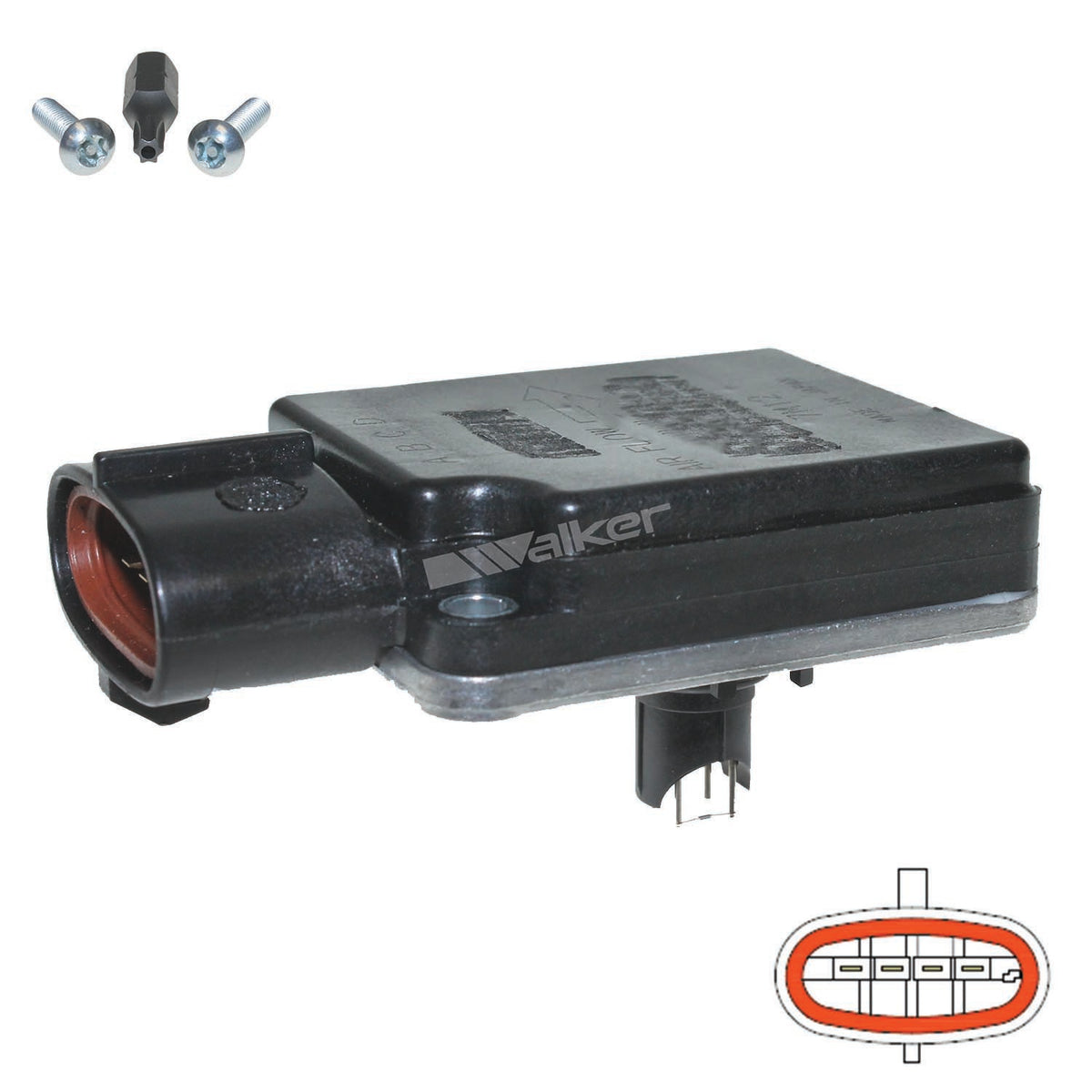 Walker Products Mass Air Flow Sensor - 245-2070