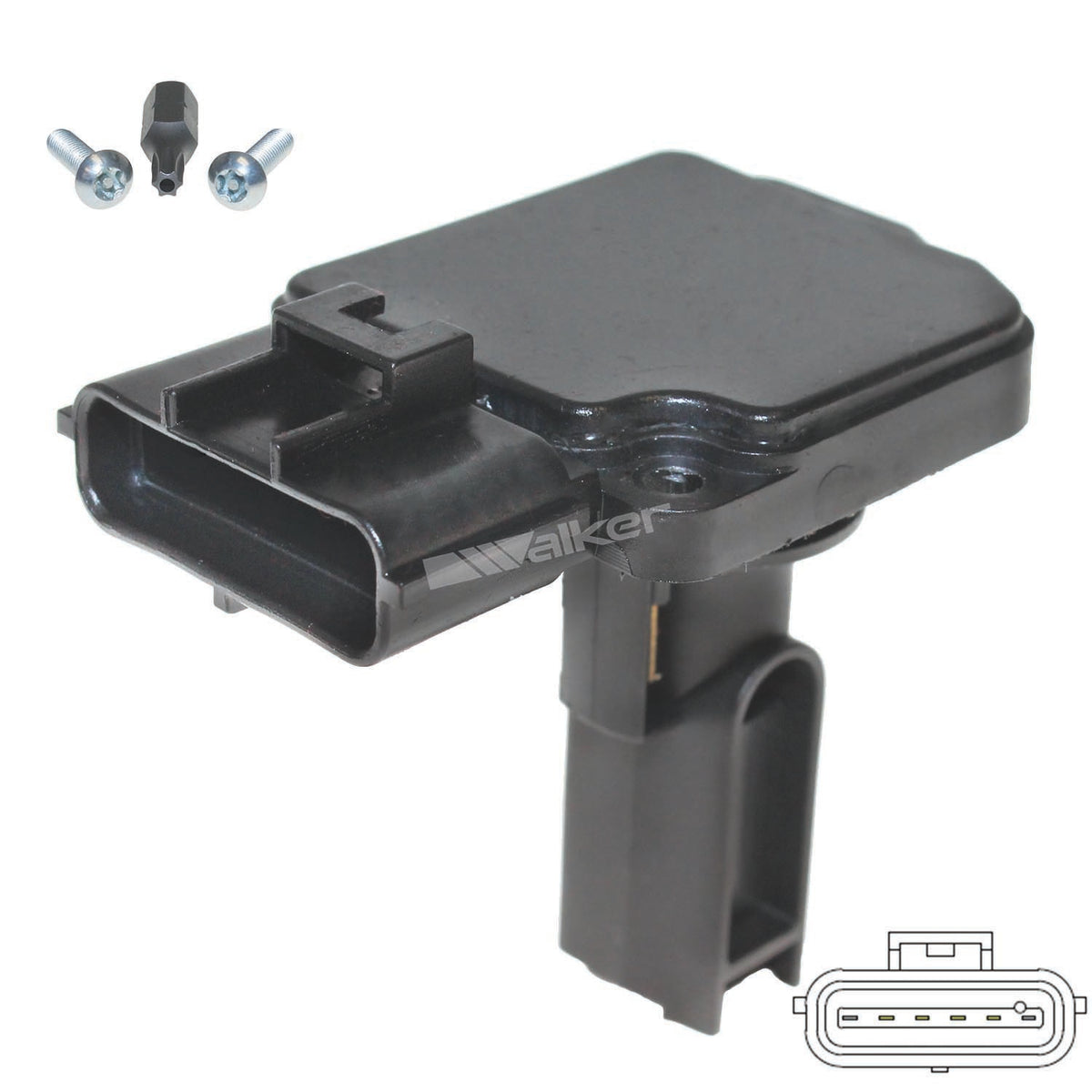 Walker Products Mass Air Flow Sensor - 245-2105