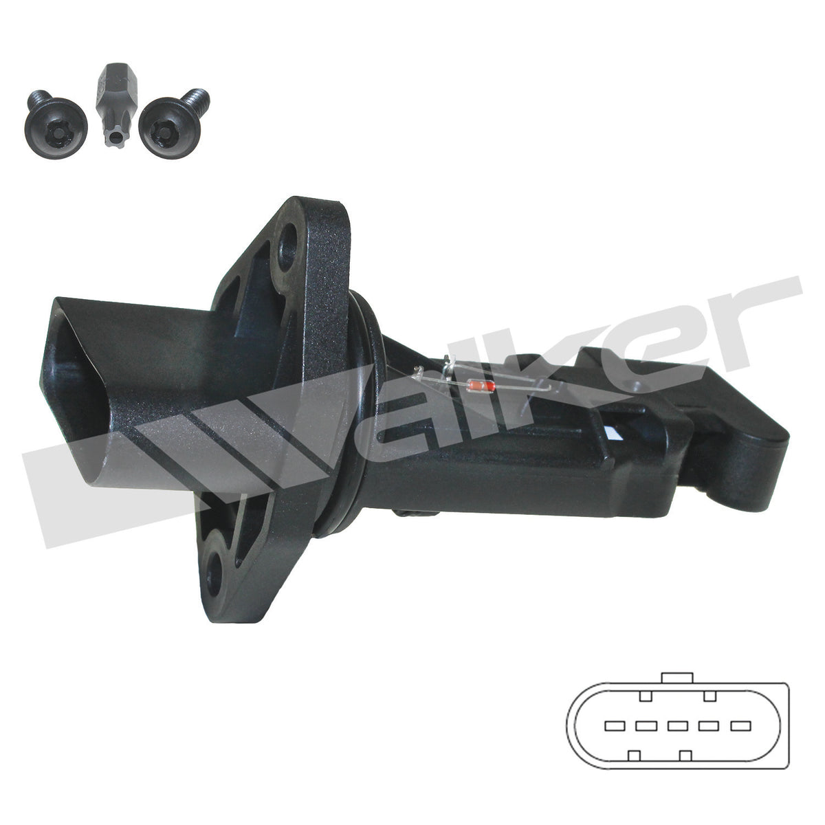 Walker Products Mass Air Flow Sensor - 245-2106