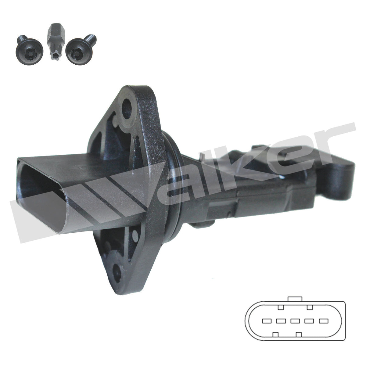 Walker Products Mass Air Flow Sensor - 245-2114