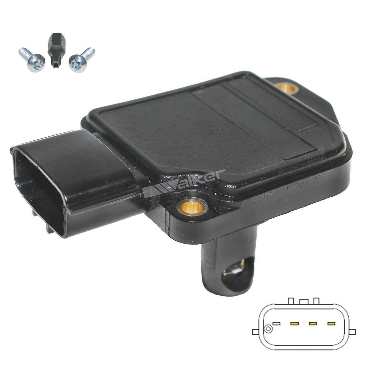 Walker Products Mass Air Flow Sensor - 245-2156