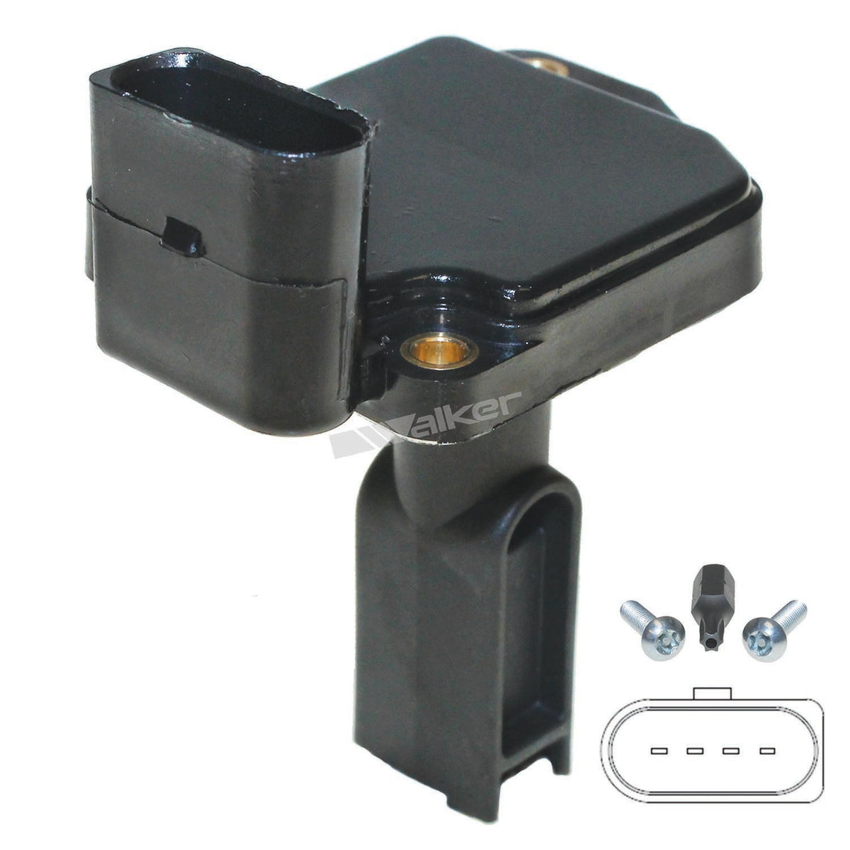 Walker Products Mass Air Flow Sensor - 245-2163
