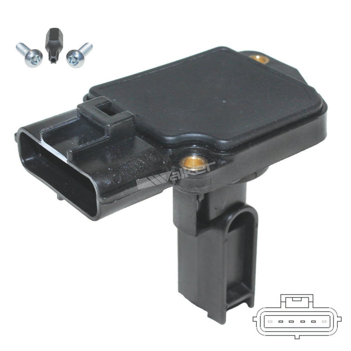 Walker Products Mass Air Flow Sensor - 245-2198