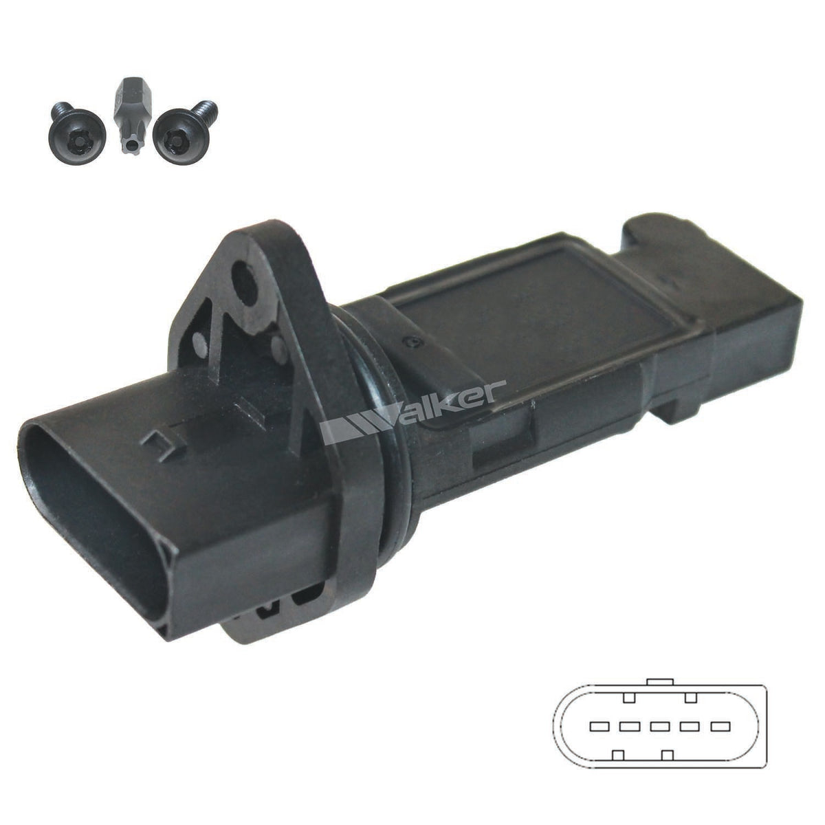 Walker Products Mass Air Flow Sensor - 245-2213