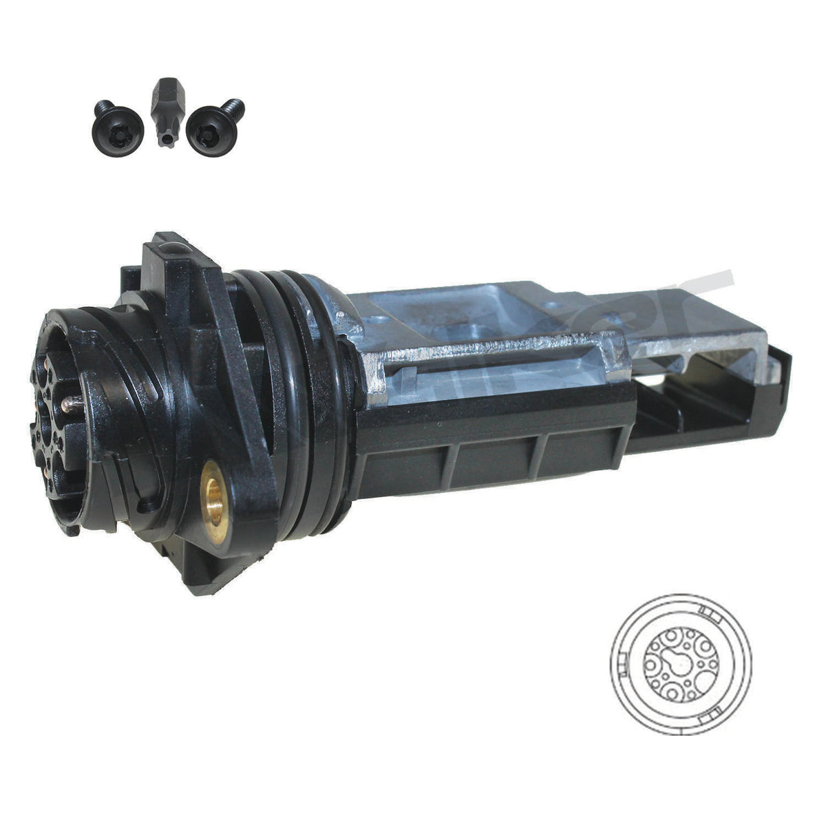 Walker Products Mass Air Flow Sensor - 245-2214