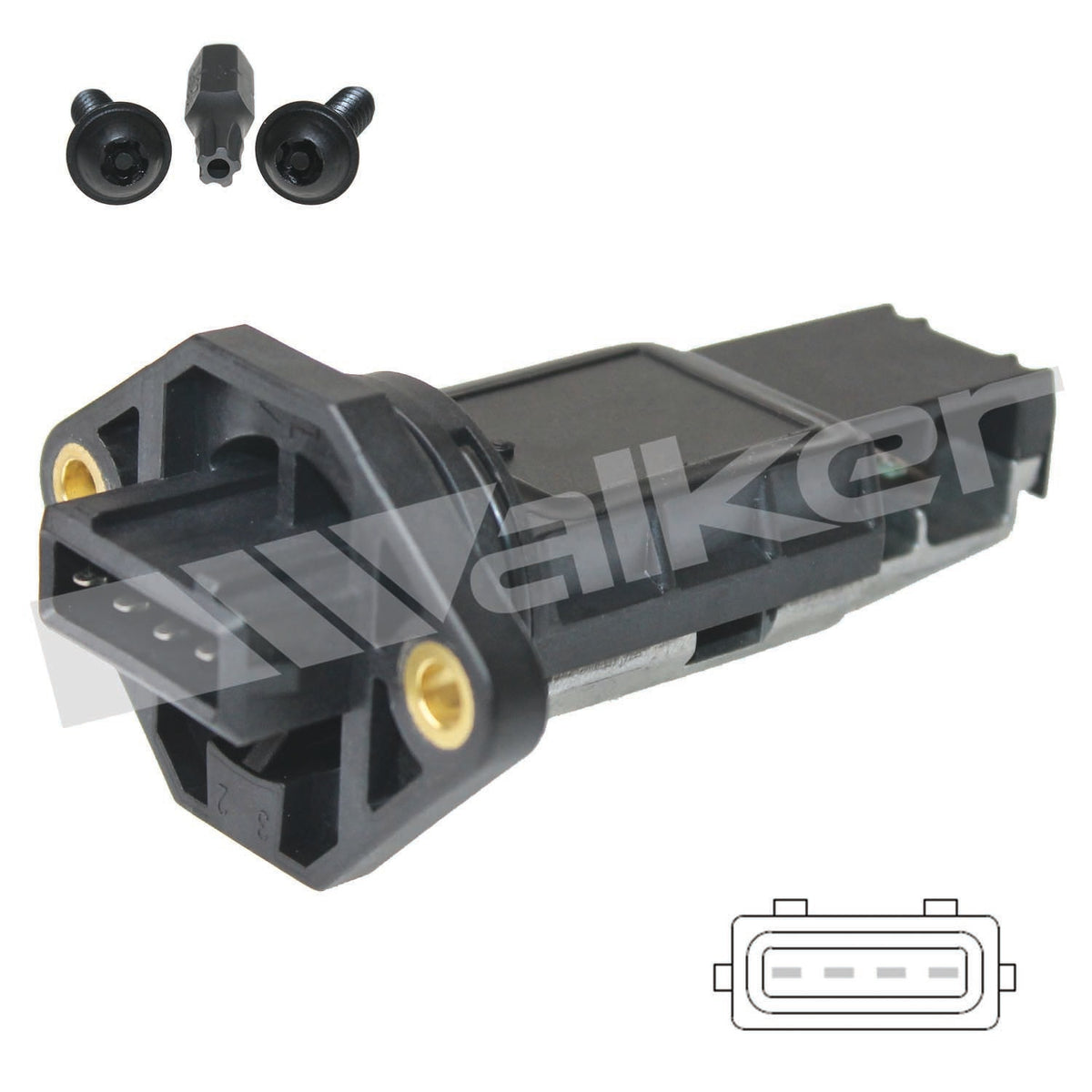 Walker Products Mass Air Flow Sensor - 245-2259