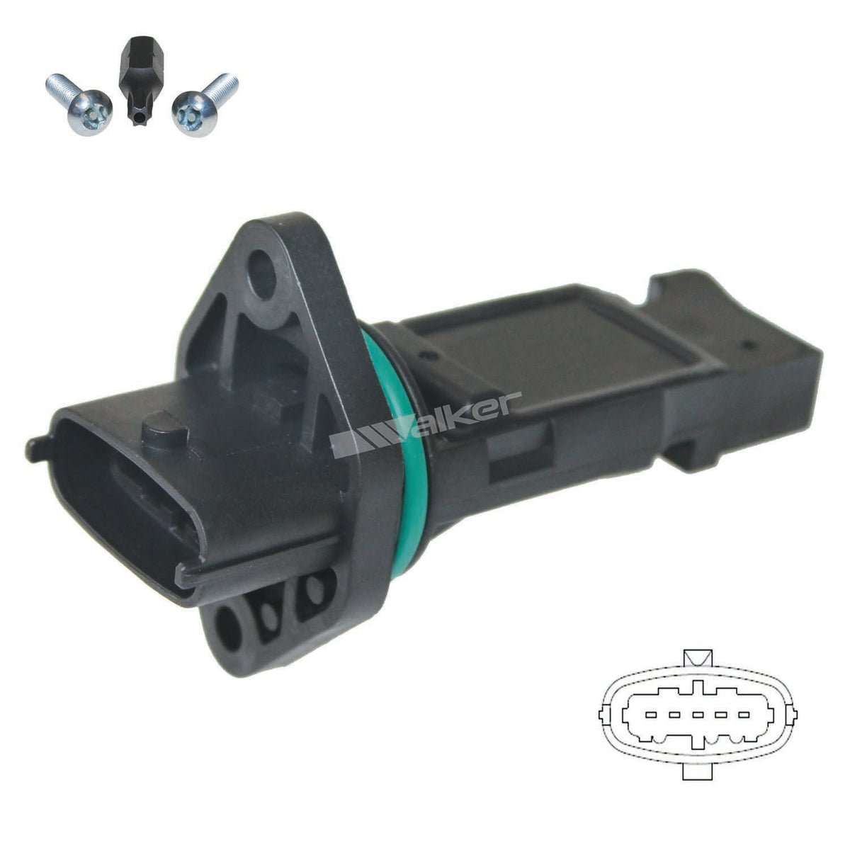 Walker Products Mass Air Flow Sensor - 245-2263